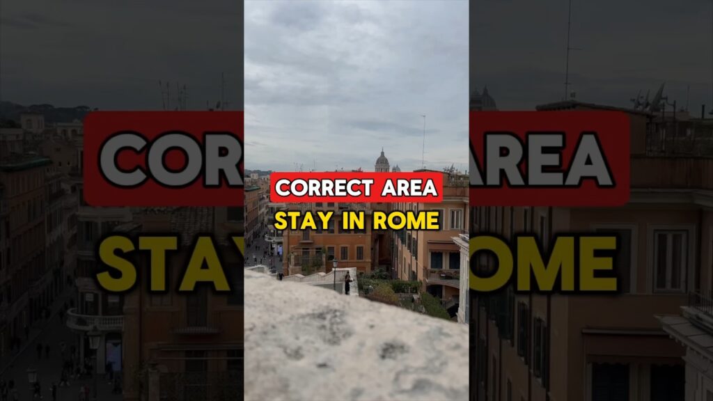 What is the best area to stay in Rome Italy #rometravel #travelguide #italytravel